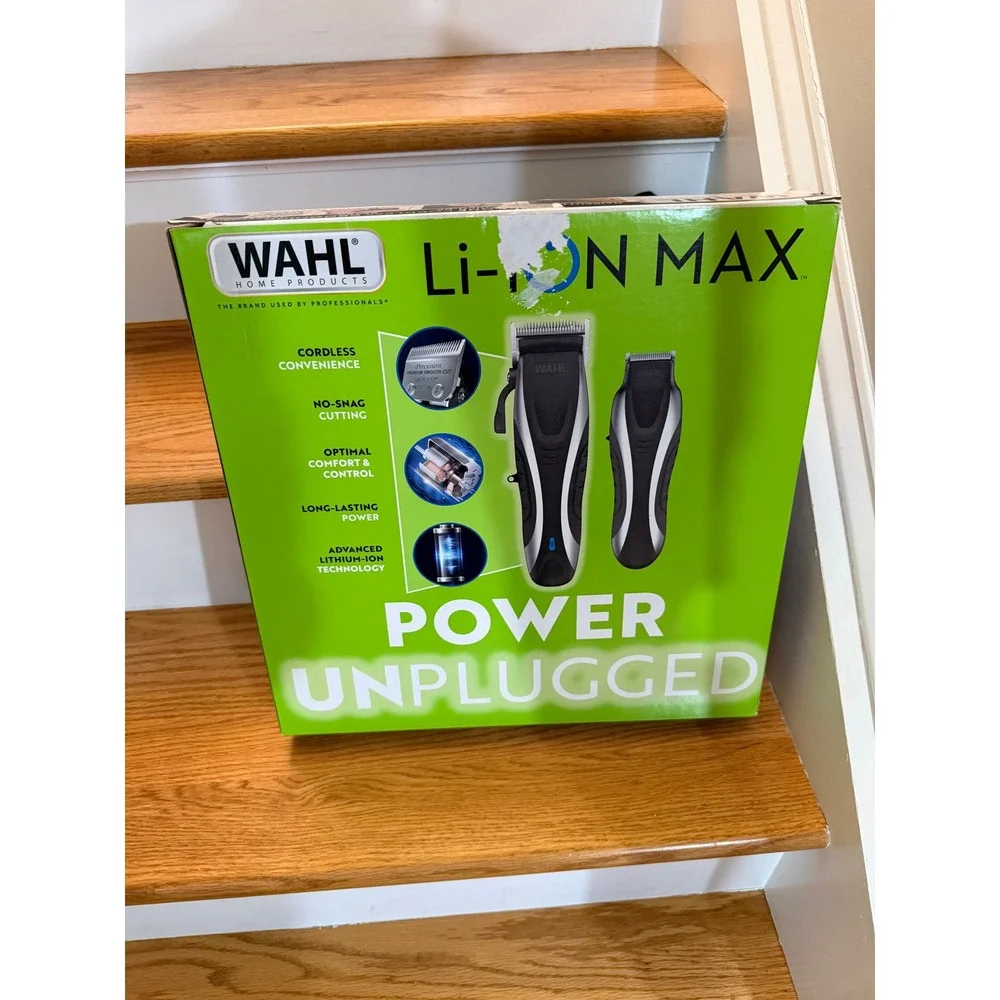 Wahl Li-ION MAX Cordless Haircutting & Beard Grooming Kit Open Box Missing USBC